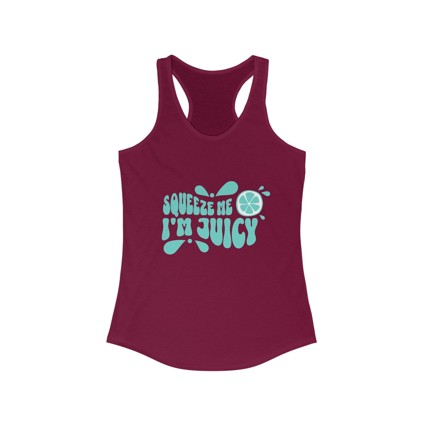 Squeeze Me I'm Juicy Women's Racerback Tank