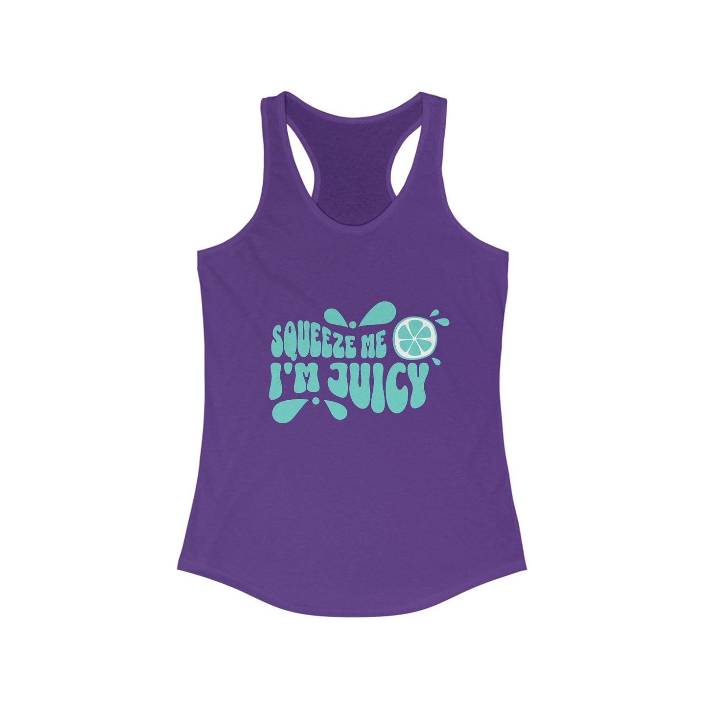 Squeeze Me I'm Juicy Women's Racerback Tank