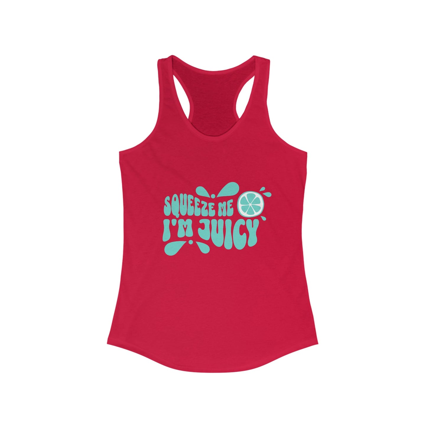 Squeeze Me I'm Juicy Women's Racerback Tank